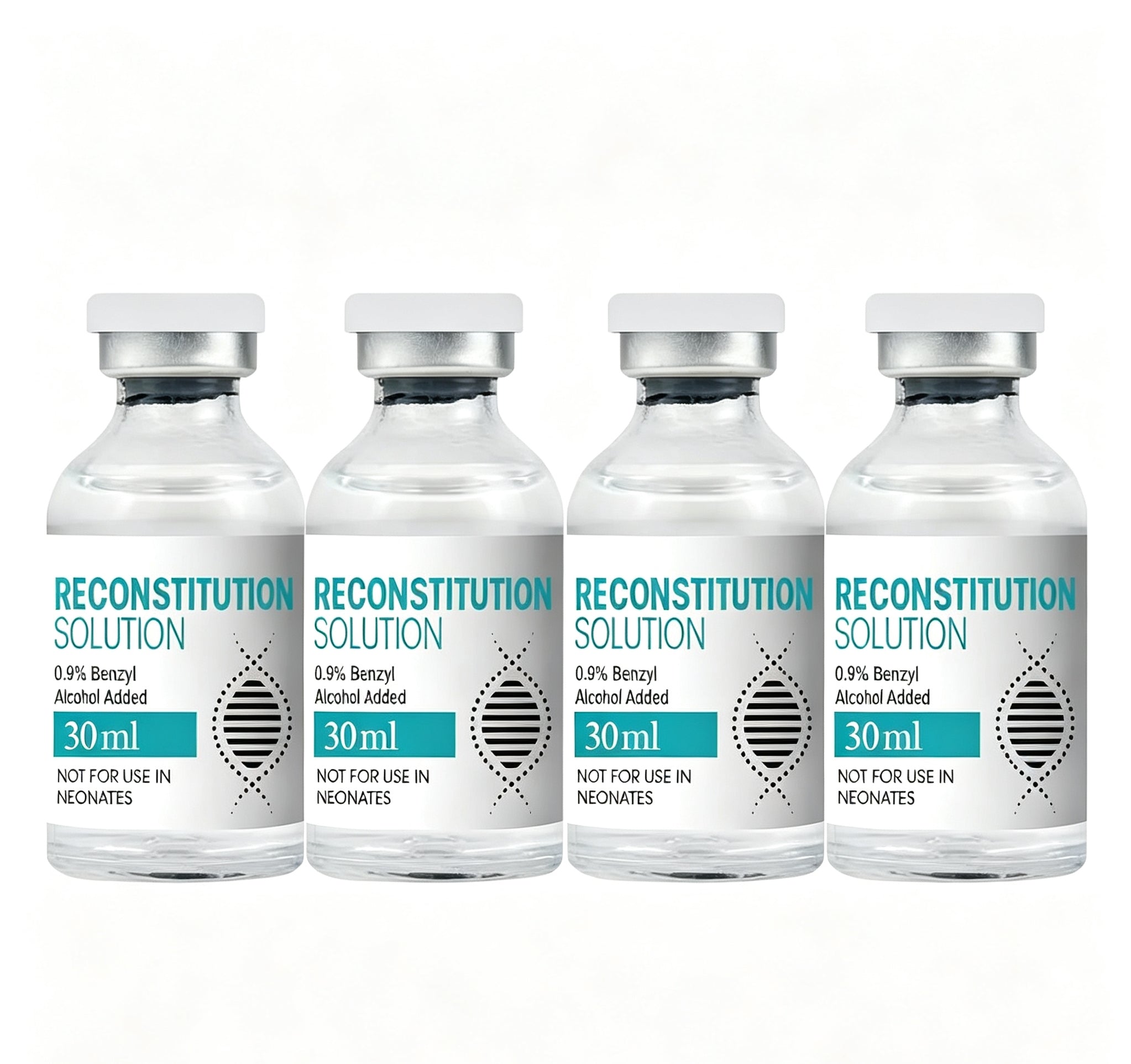 BacWater | Sterile Bacteriostatic Water | 4-Pack 30ml