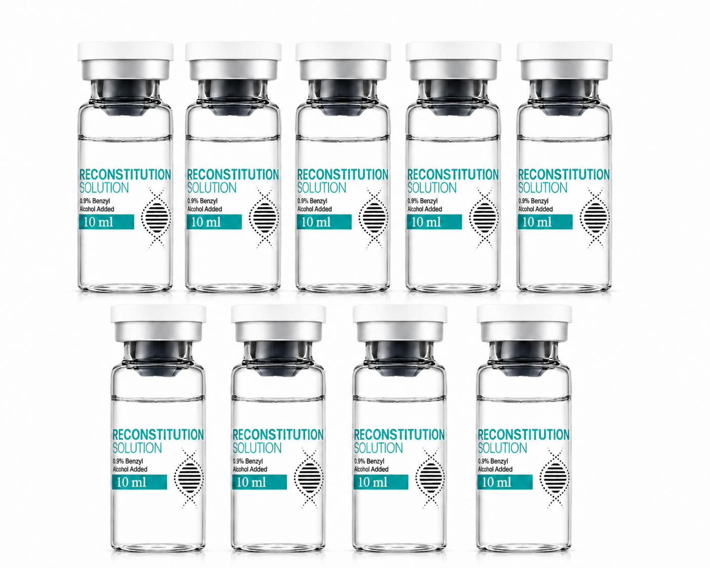 BacWater | Sterile Bacteriostatic Water | 9-Pack 10ml