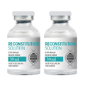 Reconstitution Solution Bacteriostatic Water - Sterile BacWater w/ 0.9% Benzyl Alcohol | 2-Pack 30ml Each Vial - Clear Glass