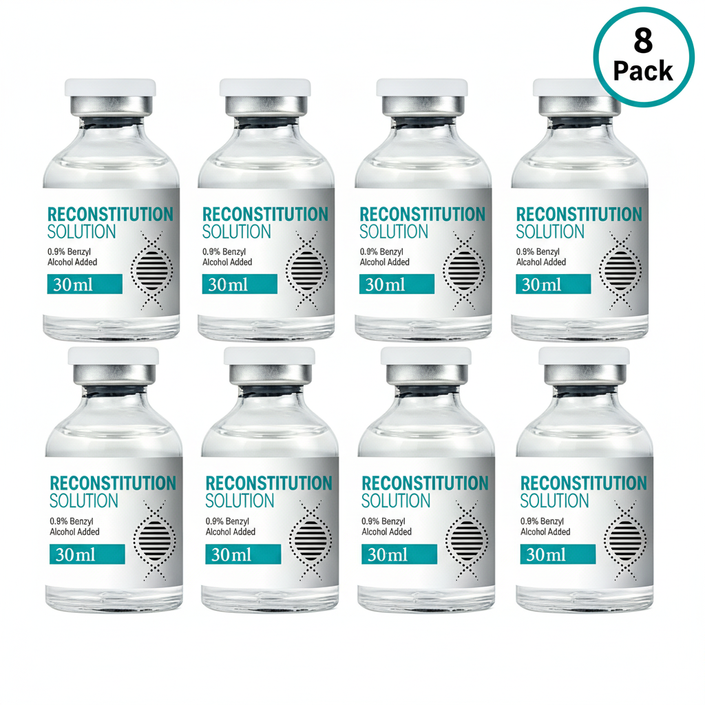 BacWater | Sterile Bacteriostatic Water | 8-Pack 30ml